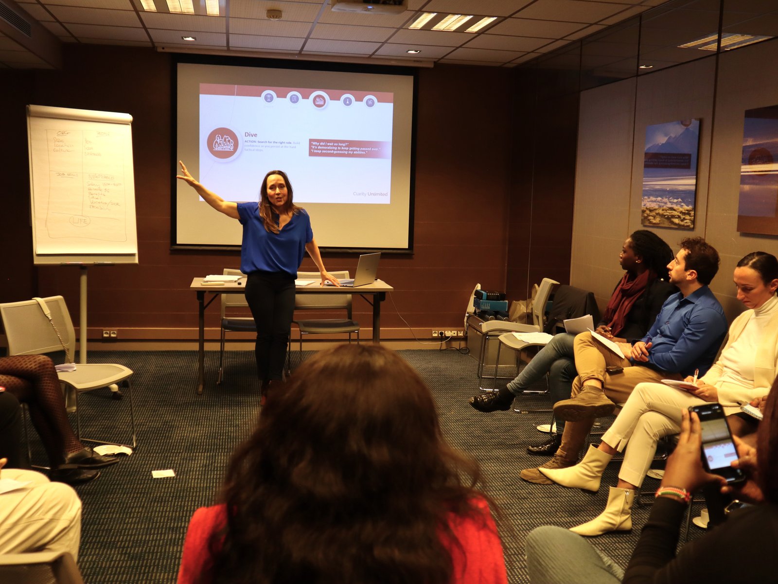 Classes and job training workshop for immigrants