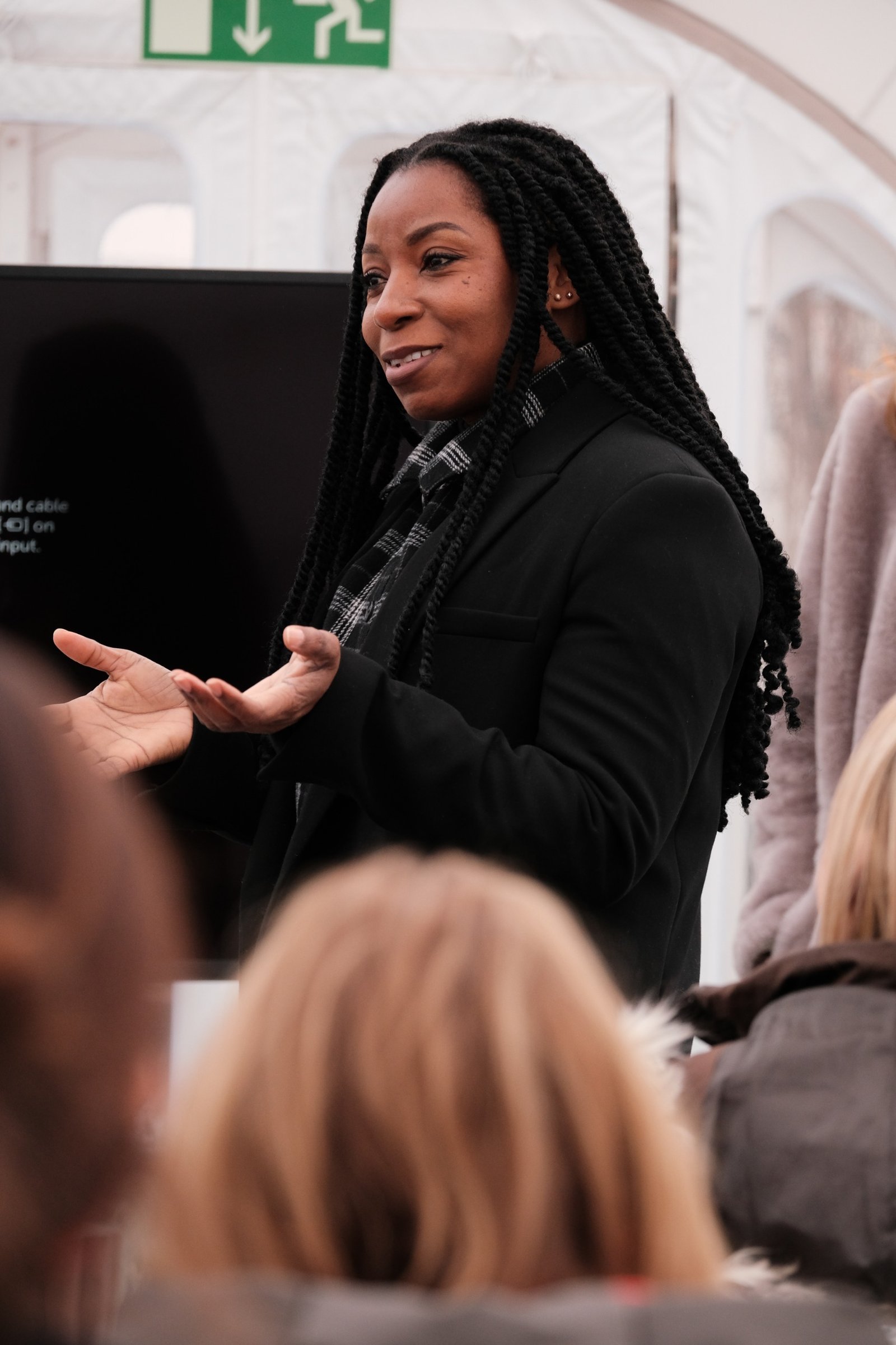 Diaspora mentors guiding aspiring professionals in a group discussion